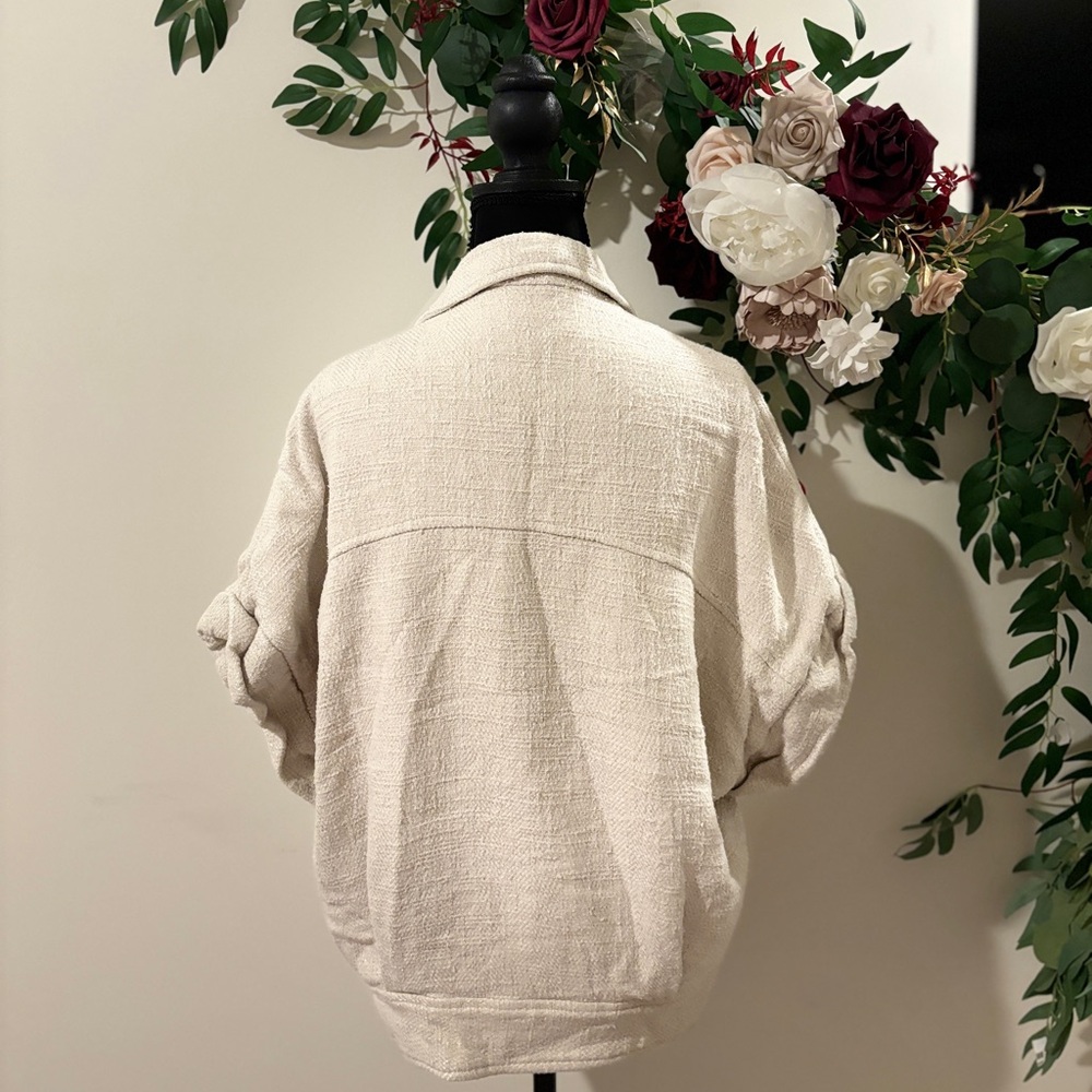 IRO Cream Textured Jacket - Picture 5 of 6